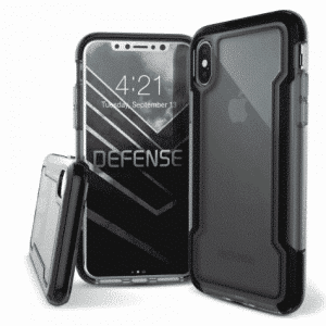 Estuche Para iPhone Xs / X X-doria Defense Clear En Negro