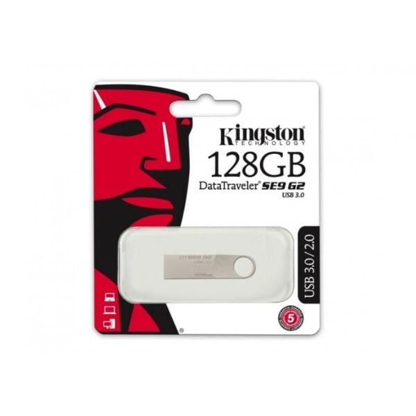 Memoria Kingston 128GB USB 3.0 DataTraveler SE9 G2 (Metal) 100MB/s read 15MB/s write