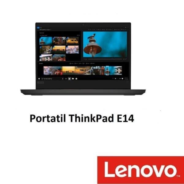 Portatil Lenovo Thinkpad E14 Intel core  i7-10510u (1.80ghz,8mb) Pantalla  14,0, 8gb, 512GB SSD, Intel UHD Graphics,720p HD Camera, 3 Cell Li-Pol 45Wh, Windows 10 Pro, 3Year Onsite
