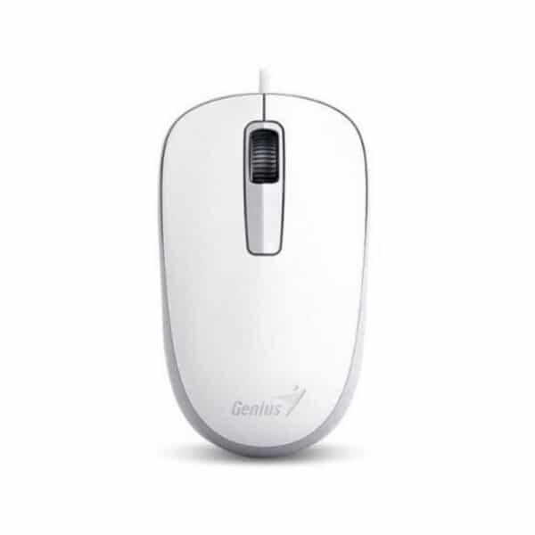 Mouse Genius DX-120 USB Alambrico Blanco